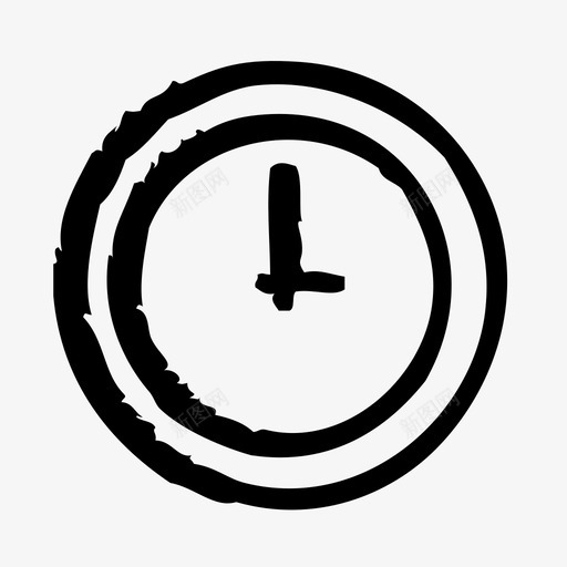 手表设备电子产品图标svg_新图网 https://ixintu.com 小工具 手表 电子产品 硬件 草图 设备