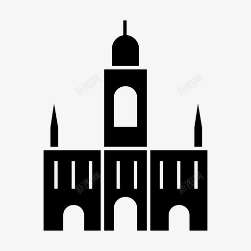布鲁塞尔建筑地标图标svg_新图网 https://ixintu.com 地标 布鲁塞尔 建筑 旅游 纪念碑 首都世界地标符号