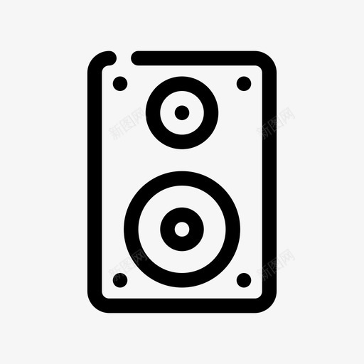 扬声器声音扬声器音量图标svg_新图网 https://ixintu.com 互联网粗体 低音扬声器 声音 扬声器 扬声器音量 语音