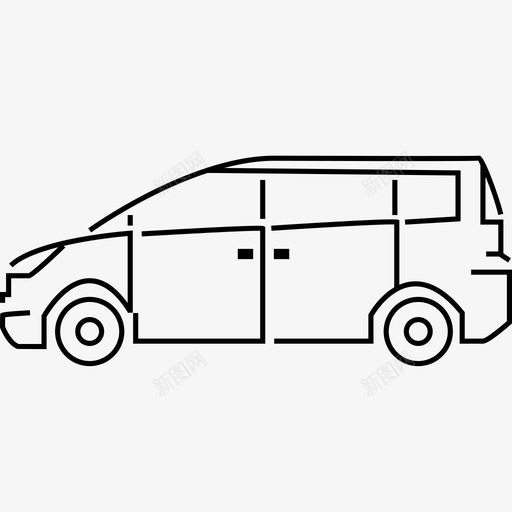 MPVsvg_新图网 https://ixintu.com MPV 保姆车
