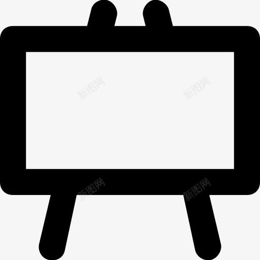 白板黑板教室图标svg_新图网 https://ixintu.com 教室 教育平滑线图标 画架 白板 黑板