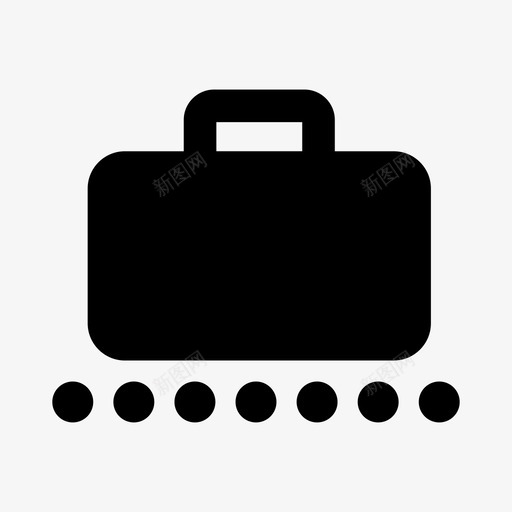 行李认领处皮带行李图标svg_新图网 https://ixintu.com 提货 标牌 皮带 行李 行李认领处