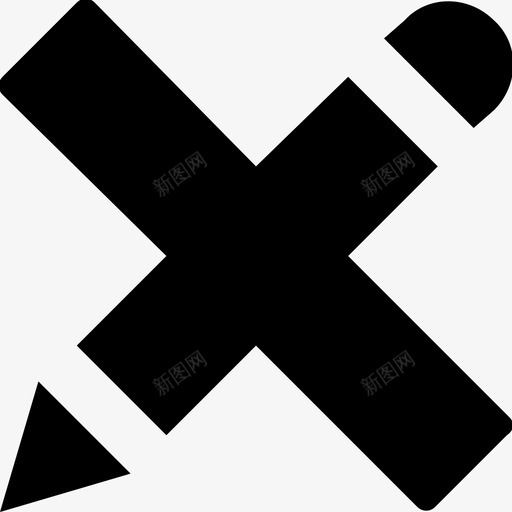 绘图几何工具铅笔图标svg_新图网 https://ixintu.com 几何工具 学校和教育字形图标 尺子 比例尺 绘图 铅笔