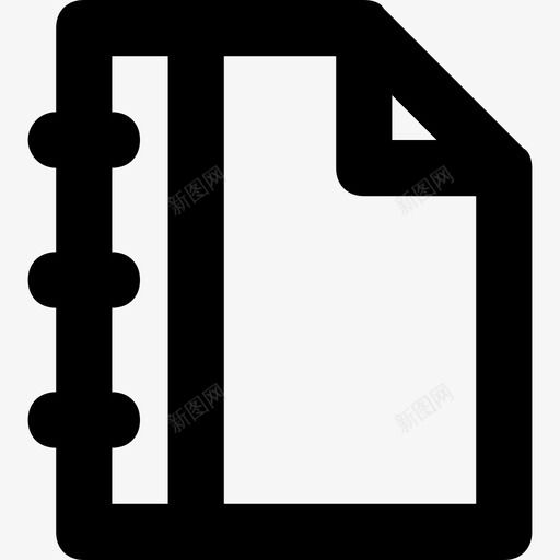 笔记本日记备忘簿图标svg_新图网 https://ixintu.com 备忘簿 教科书 教育平滑线图标 日记 笔记本