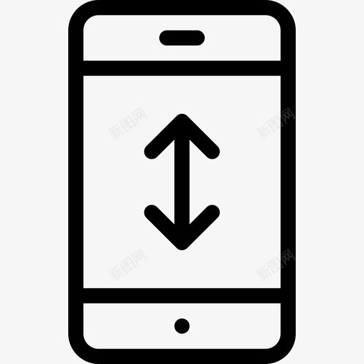 智能手机箭头移动图标svg_新图网 https://ixintu.com 导航 智能手机 智能手机2 滚动 移动 箭头