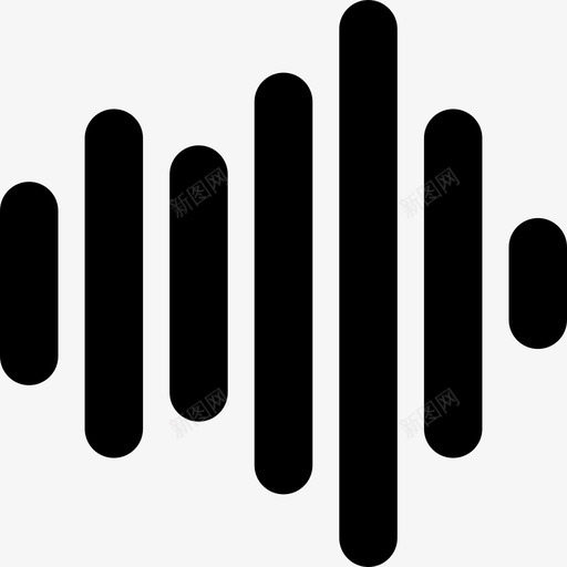 音效条脉冲音乐图标svg_新图网 https://ixintu.com 音乐 音效条脉冲 音效调节图