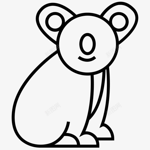 考拉动物丛林图标svg_新图网 https://ixintu.com 丛林 动物 考拉 考拉收藏