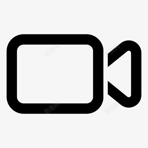 视频视频摄像头材料基本界面图标svg_新图网 https://ixintu.com 材料基本界面 视频 视频摄像头