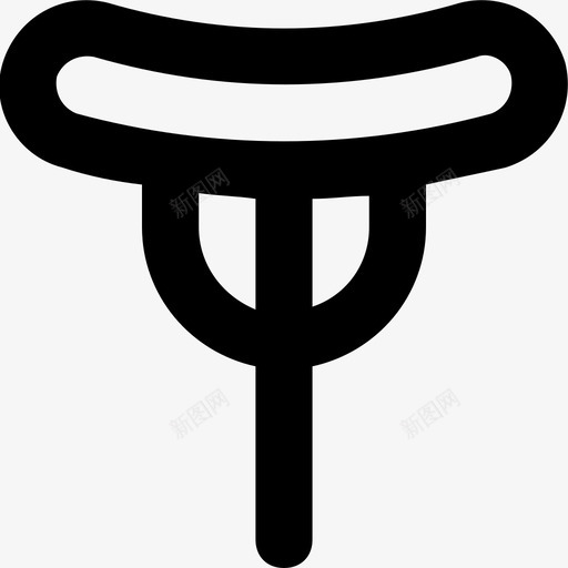 香肠烧烤叉烧烤图标svg_新图网 https://ixintu.com 烧烤 烧烤叉 热狗 食物 食物平滑线图标 香肠