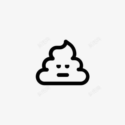 便便表情粪便图标svg_新图网 https://ixintu.com 便便 粪便 育儿 表情