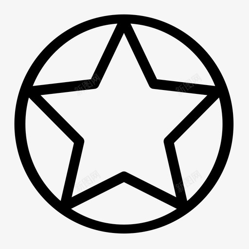 收藏夹按钮圆圈图标svg_新图网 https://ixintu.com 圆圈 按钮 收藏夹 星级 评分