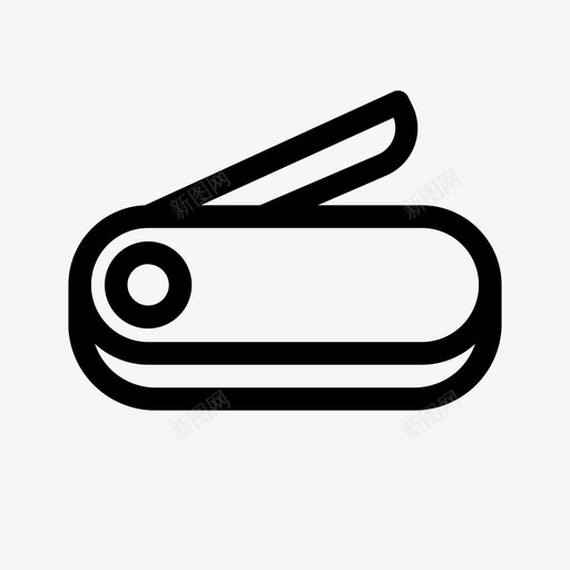 瑞士刀袖珍刀实用刀图标svg_新图网 https://ixintu.com 实用刀 旅行刀 瑞士刀 袖珍刀