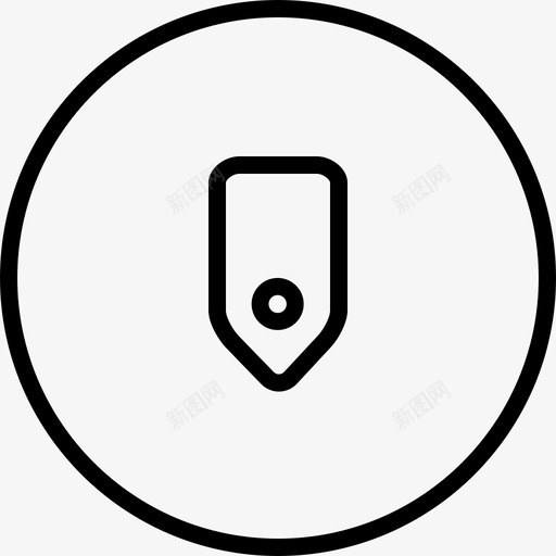徽章批次卡片图标svg_新图网 https://ixintu.com 价格标记 卡片 徽章 批次 标签 网络和通信环线