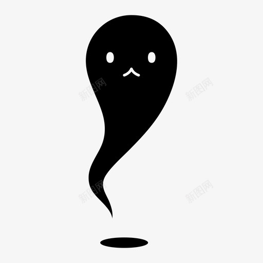 快乐鬼可爱万圣节图标svg_新图网 https://ixintu.com 万圣节 可爱 快乐鬼 恐怖 闹鬼