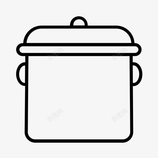 锅烘焙食物图标svg_新图网 https://ixintu.com 厨师 汤厨房 烘焙 锅 食物