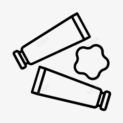 油漆艺术艺术设备图标svg_新图网 https://ixintu.com 创意 油漆 艺术 艺术家 艺术用品 艺术设备