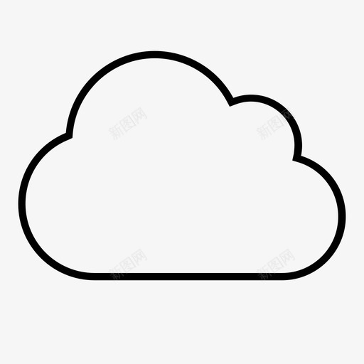 云天空图标svg_新图网 https://ixintu.com 云 天空