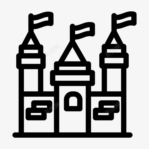 城堡游戏宫殿图标svg_新图网 https://ixintu.com 城堡 宫殿 游戏 游戏套装