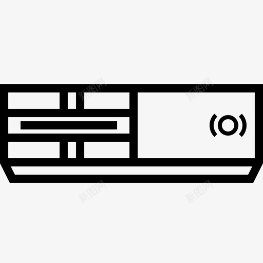 一个游戏机图标svg_新图网 https://ixintu.com 一个游戏机