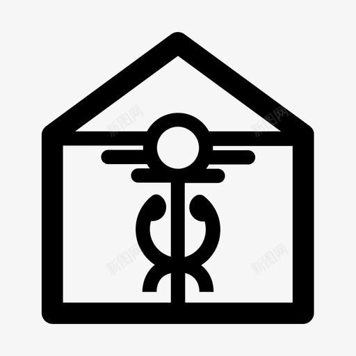 家庭医疗健康护理在家图标svg_新图网 https://ixintu.com 健康护理 在家 处方 家庭 家庭医疗