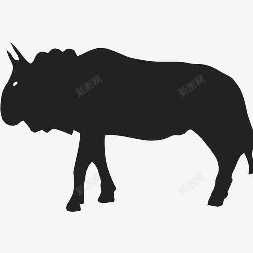 野牛角猎人图标svg_新图网 https://ixintu.com 奔跑 猎人 角 野牛