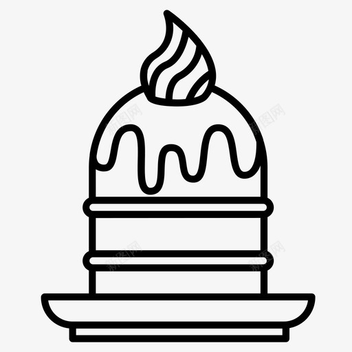 蛋糕生日巧克力图标svg_新图网 https://ixintu.com 巧克力 水果 生日 蛋糕 蛋糕4系列 食物