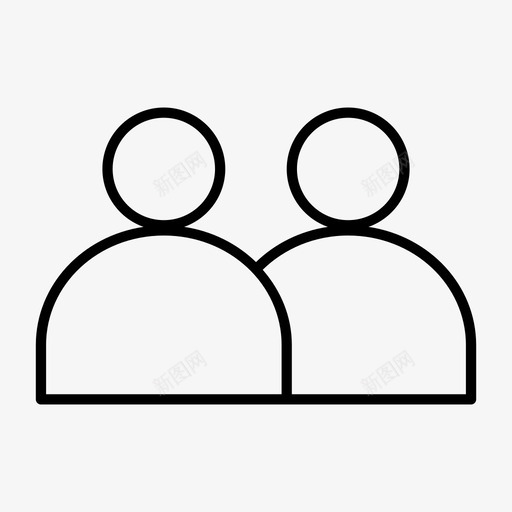 团队夫妇团体图标svg_新图网 https://ixintu.com 公司 加入 合伙人 团体 团队 夫妇