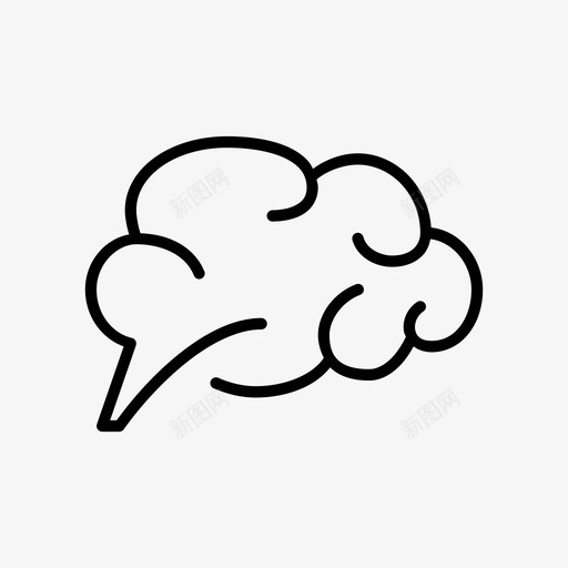 头脑想法智慧图标svg_新图网 https://ixintu.com 头脑 思维 想法 智慧 知识 设计公司差距小