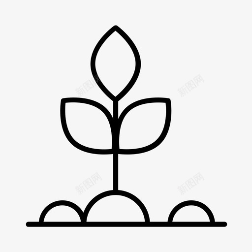 农作物农业农场图标svg_新图网 https://ixintu.com 农业 农作物 农场 园艺 收获 生长