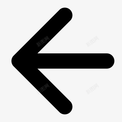 箭头1 左svg_新图网 https://ixintu.com 箭头1 左