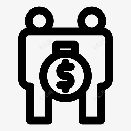 合伙商业合作图标svg_新图网 https://ixintu.com 交易 关系 合伙 合作 商业