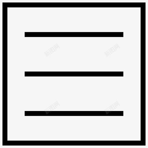 Hamburger Menu2svg_新图网 https://ixintu.com Hamburger Menu2