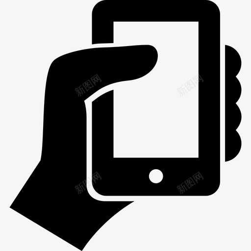 手举着智能手机手势手举着图标svg_新图网 https://ixintu.com 手举着 手举着智能手机 手势
