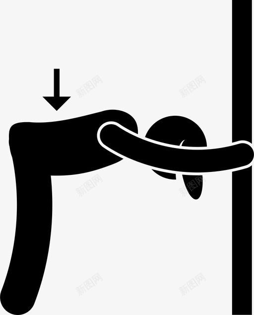 背部训练身体锻炼图标svg_新图网 https://ixintu.com 健身 手臂和腿部伸展运动瑜伽 背部训练 训练 身体 身体伸展运动 运动 锻炼