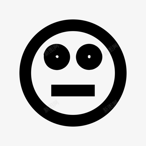 不好玩笑脸基本图标svg_新图网 https://ixintu.com 不好玩 基本图标 笑脸