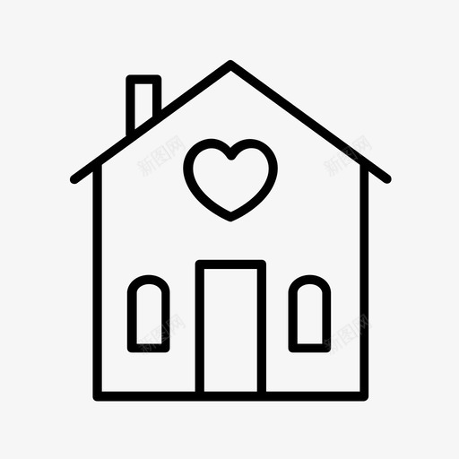 养老院老年人图标svg_新图网 https://ixintu.com 养老院 老年人