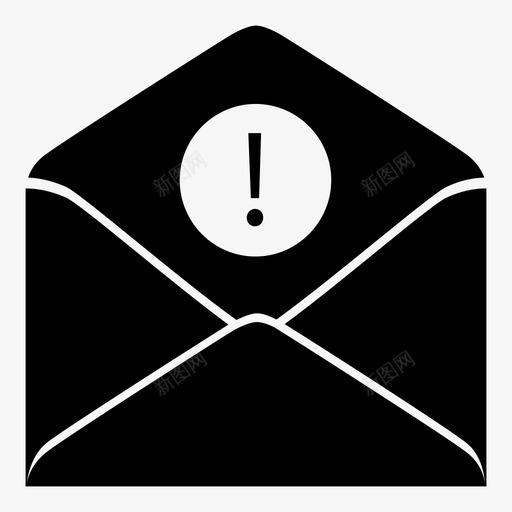 电子邮件空错误图标svg_新图网 https://ixintu.com 消息 电子邮件 电子邮件操作 空 错误