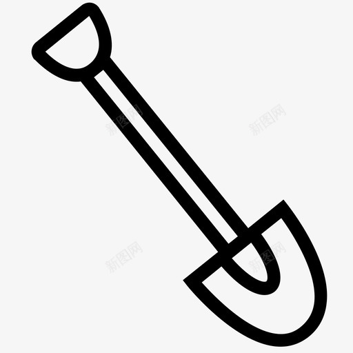铲子挖掘耕作图标svg_新图网 https://ixintu.com 园艺 工具 挖掘 耕作 铲子