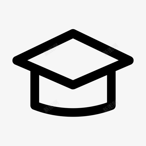 毕业学生图标svg_新图网 https://ixintu.com 学生 毕业