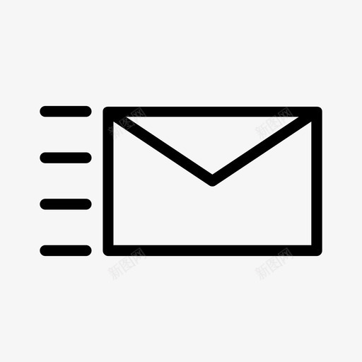 发送电子邮件传递消息图标svg_新图网 https://ixintu.com 传递 发送电子邮件 已发送 消息