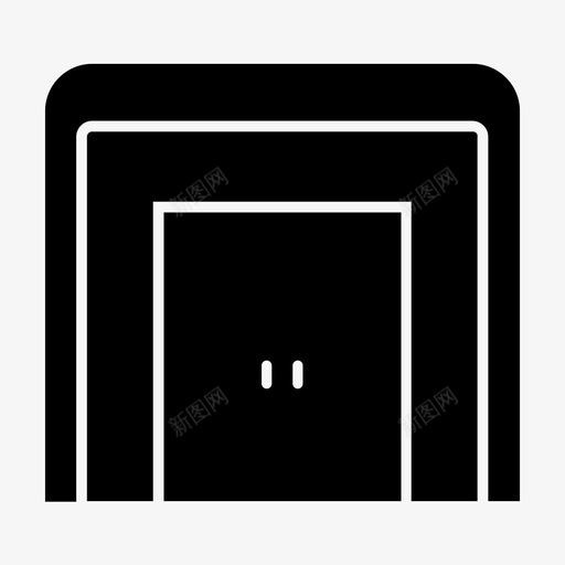 商店建筑物陈列室图标svg_新图网 https://ixintu.com 商店 建筑物 陈列室