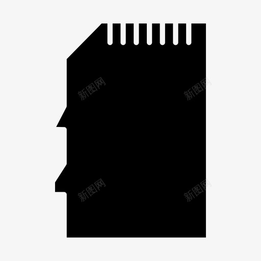 sim卡卡手机图标svg_新图网 https://ixintu.com sim卡 卡 手机 电话卡