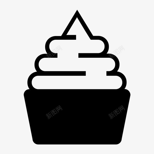 冷冻酸奶冷的甜点图标svg_新图网 https://ixintu.com froyo 冷冻酸奶 冷的 甜点 表情符号