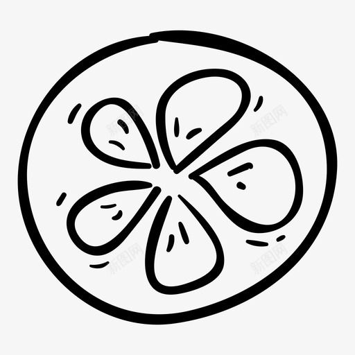 橘子食物水果图标svg_新图网 https://ixintu.com 橘子 水果 食物