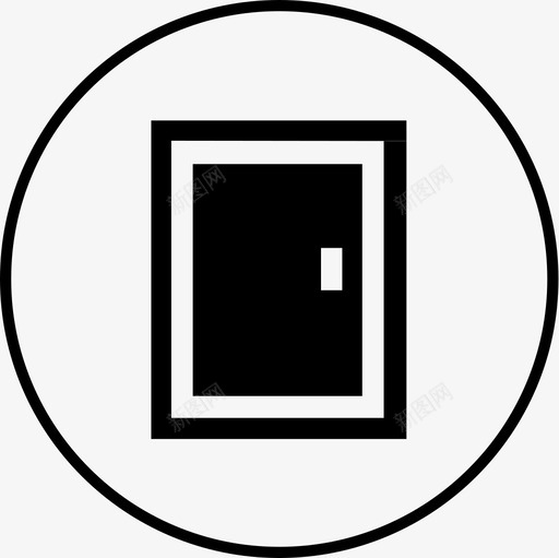 门禁(开)svg_新图网 https://ixintu.com 门禁(开)