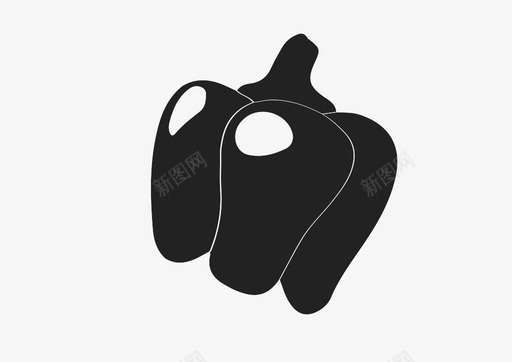 辣椒粉蔬菜图标svg_新图网 https://ixintu.com 蔬菜 辣椒粉