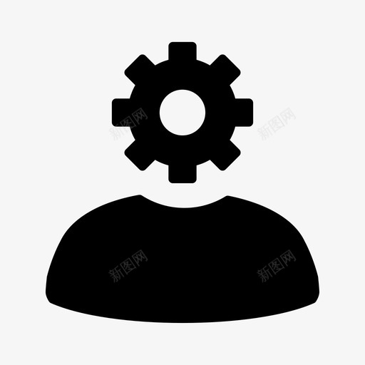 管理设置用户图标svg_新图网 https://ixintu.com 用户 管理 设置 银行