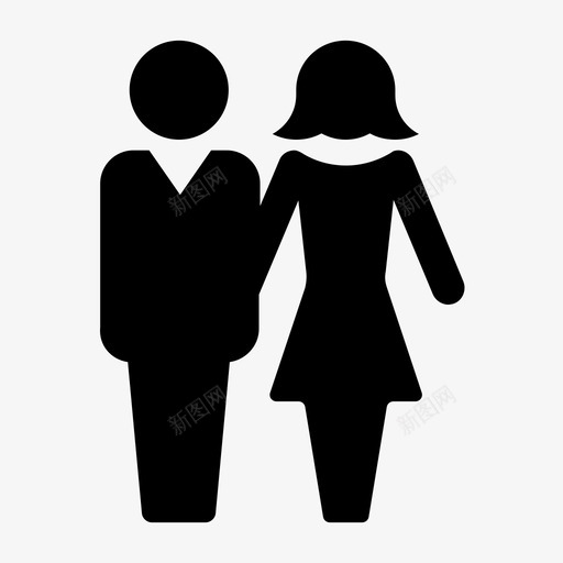 夫妇先生女士图标svg_新图网 https://ixintu.com 人们 先生 夫妇 女士