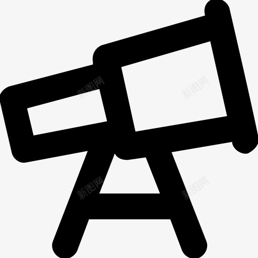 望远镜天文学探索图标svg_新图网 https://ixintu.com 天文学 探索 教育平滑线图标 望远镜 视觉