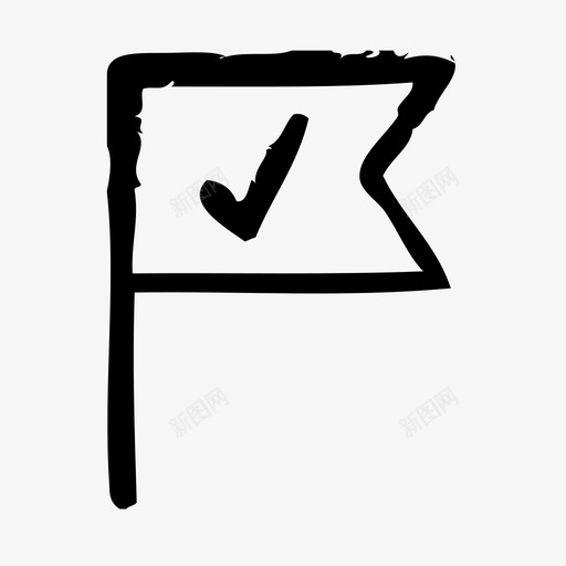 里程碑业务开发图标svg_新图网 https://ixintu.com 业务 办公室 开发 概述 计划 里程碑 项目管理